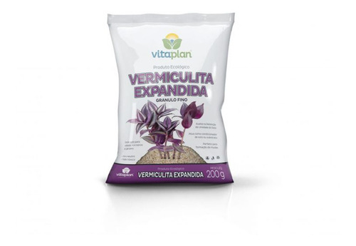 Vermiculita Expandida Vitaplan - 200g Substrato Inerte