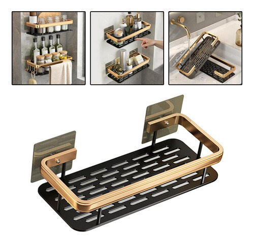 Cesta Para Ducha, Soporte Para Champú Sin Taladros,