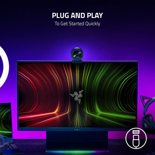 Cámara Web Razer Kiyo X Full Hd 1080p 30 Fps O 720p 60 Fps