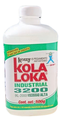 Kola Loka Industrial 500g Viscosidad Baja, Media O Alta