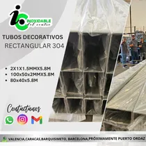 Comprar Tubos Rectangulares De Acero Inoxidable Calidad 304