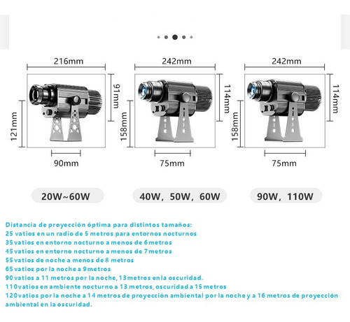 30w Proyector De Logotipo Con Remoto Control Ip68