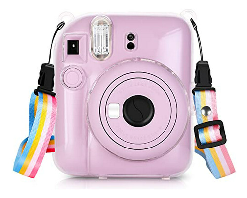 Funda De Cristal  Compatible Con Cámara Instax Mini 12. Comp