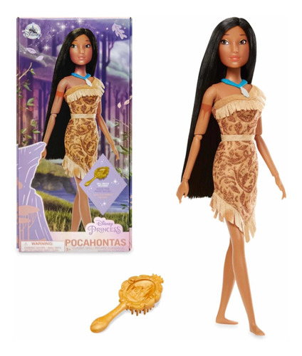 Pocahontas Muñeca 29cm + Cepillo Princesa Disney Store 2021