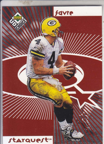 1998 Ud Choice Starquest Rook 3 Stars Red B Favre Holliday