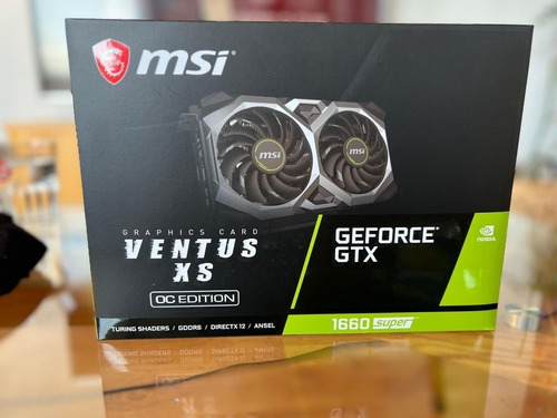 Tarjeta De Video Msi Geforce Gtx 1660 Super Ventus Xs Oc 6gb