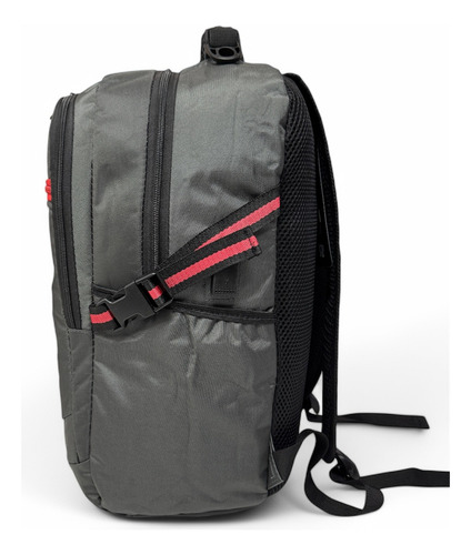 Mochila Backpack Uso Rudo Para Viaje Con Mecanismo Antirrobo Para Laptop 15.6 Pulgadas Con Usb Mochila Escolar Impermeable Deportiva Gris Oscuro