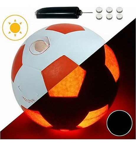Nightmatch Light Up Balón De Fútbol Incl. Ball Pump Y Bate