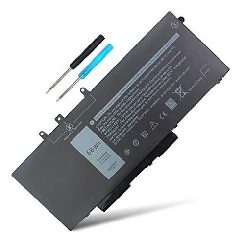 Gjknx Gd1jp Batería Compatible Con La Latitud 5490 Zddt1