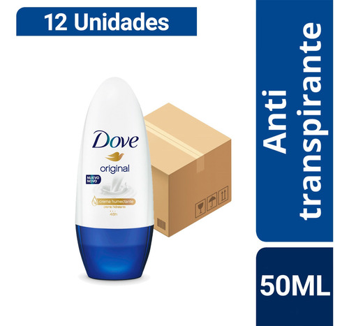 Combo Desodorante Dove Original Bolilla 50ml X 12u