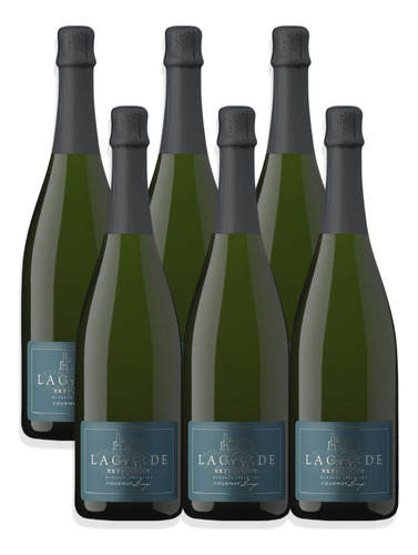 Vino Espumante Blanco Lagarde Lungo Extra Brut 750ml Caja X6