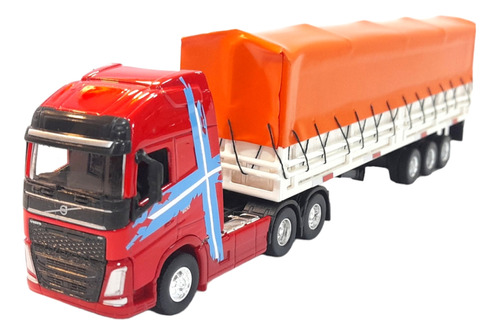 Camion Escala 1:64 Con Semi Camioncito Auto Escala Hotwheels