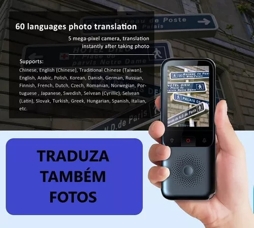 T10 Pro Tradutor de idioma instantâneo, WiFi on-line leitura de