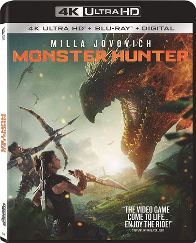 Blu Ray 4k Ultra Hd Monster Hunter Original M Jovovich