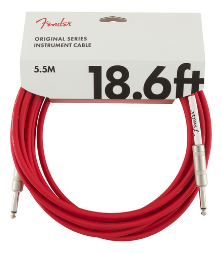 Cable Instrumento Fender Original Series 18.6ft Fiesta Red