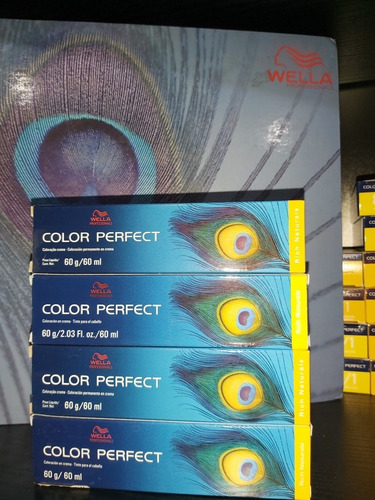 Tintes Wella Colorperfect Pack 4 Tonos  A Tu Eleccion 