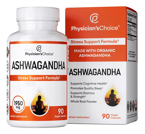 Alivio De Ansiedad Raiz De Ashwagandha 90 Capsulas