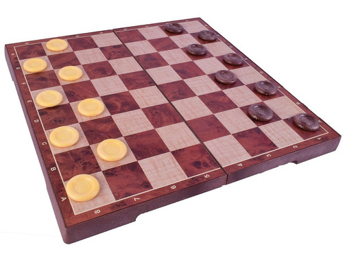 Imagen 3 de 9 de Jugo De Mesa Ajedrez Y Damas Magnéticos El Duende Azul 7416
