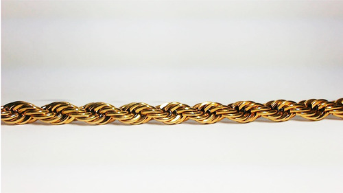 Cordão De 18k Inoxidável Banhada A Ouro