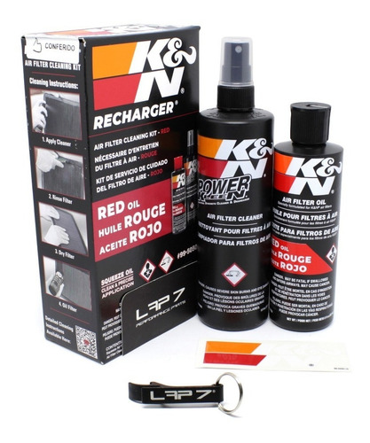 Kit De Limpeza K&n Filtro Ar Recharger 99-5050 + Adesivo K&n