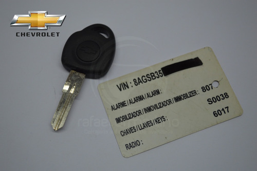 Llave Codificada Chevrolet Corsa Classic 2010 - 2016 Con Inf