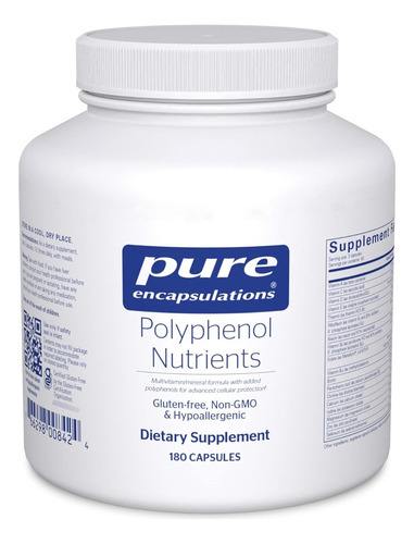 Nutrientes De Polifenol Pure Encapsulations 180 Cápsulas