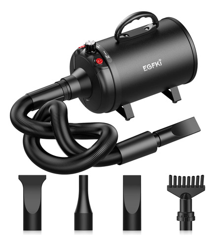 Egfki Secador De Pelo De Perro, 5.2 Hp/3800 W De Alta Veloci