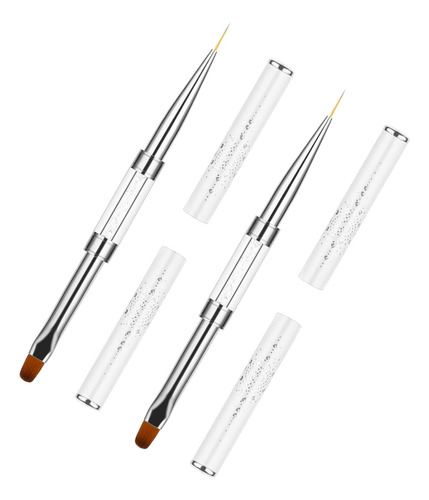 Thinp Cepillo Constructor De Gel De Doble Extremo, 2 Piezas,