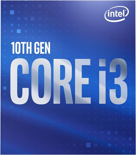 Procesador gamer Intel Core i3-10100 BX8070110100  de 4 núcleos y  4.3GHz de frecuencia con gráfica integrada