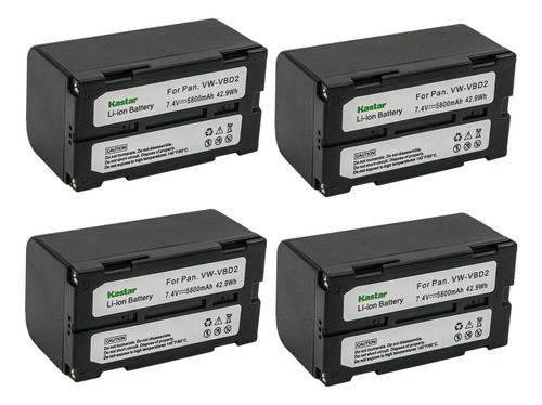 4 Bateria Repuesto Vw-vbd2 Para Pv-ds Serie Nv-ds1 Nv-ds1en