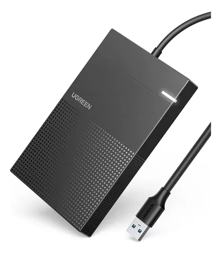  2.5 pulgadas USB 3.0 SATA Hd Caja HDD Unidad HDD Externa Caja  Negro Herramienta Libre 5 Gbps Soporte UASP para SSD/2TB Disco Duro :  Electrónica