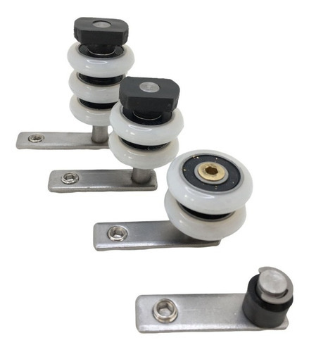 10 Kits Roldana Para Cortina De Vidro Sacada Com Regulagem