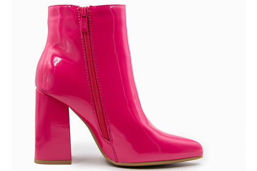 Botin De Mujer Charol Plataforma Colores Botines