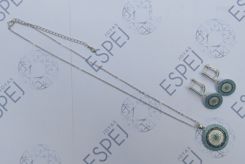 Hermoso Set Ojo Turco Plata 925 Envio Gratis