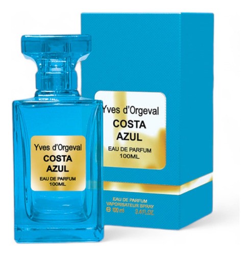 Perfume Costa Azul X 100ml Edp Yves Dorgeval