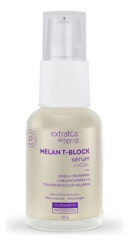 Melan T-block Serum 30g Extratos Da Terra