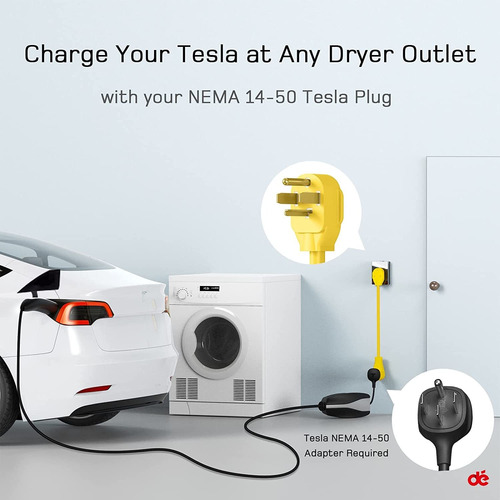 Dé Adaptador De Secadora Tesla De 30 Amperios, Nema 14-30 A | Cuotas sin  interés