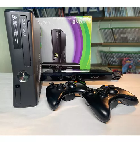 Xbox 360 + Kinect + Hd 250gb + 2 Controles - Desbloqueado