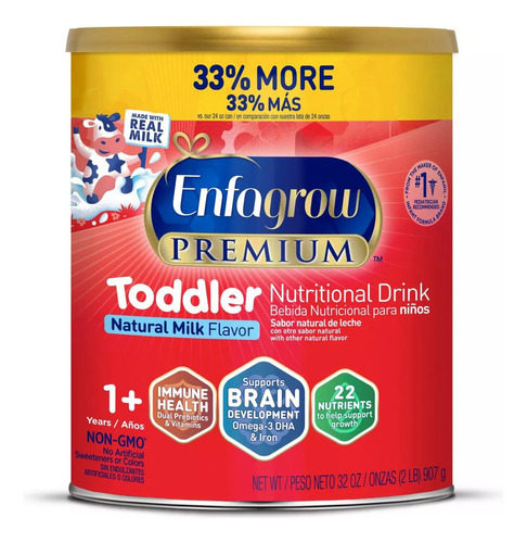 Enfagrow Premium Powder Toddler Formula Para Bebe - 907 G