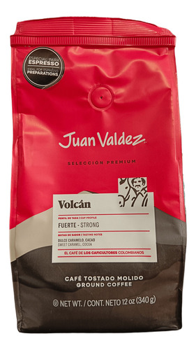 Café Juan Valdez Molido Volcan 340gr Selección Premium