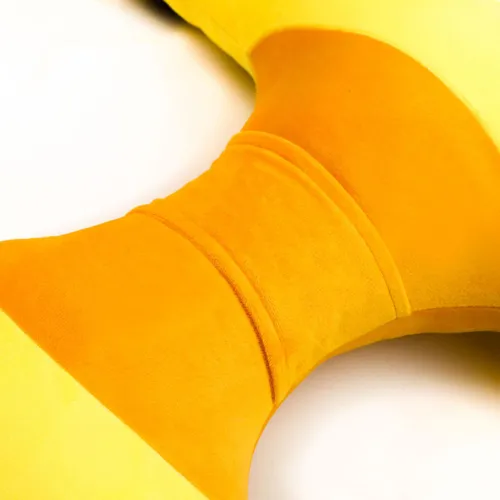 Cojín De Viaje Para Asiento Trasero De Coche, Amarillo