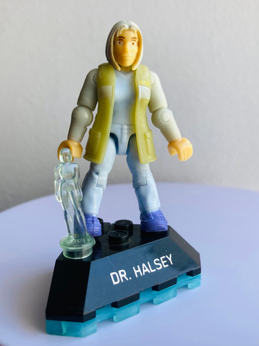 Mega Construx Halo Héroes Serie 9 Dr. Halsey Con Cortana (Usado)