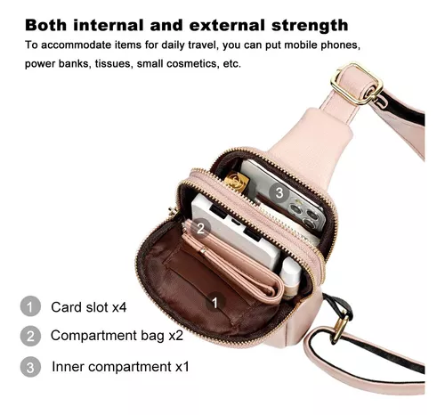 Aeeque Mini mochila para mujer, bolso cruzado de cuero para teléfono, bolso  de hombro pequeño, Viajar