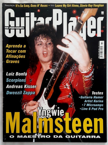 Guitar Player Nº 61 Malmsteen, Guns N' Roses, Srv, Scorpions