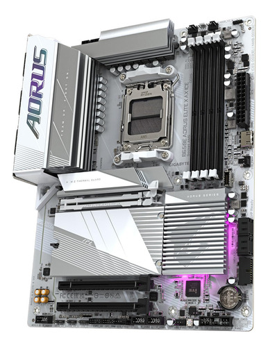 Placa-mãe Gigabyte B650e Aorus Elite X Ax Ice Am5 Lga 1718