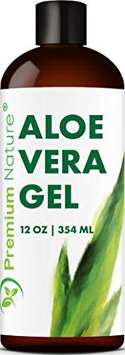 Loción De Gel De Aloe Vera Pura Para La Cara Y La Piel Seca