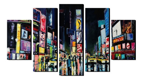 Cuadros Modernos Para Sala New York Time Square Artistico