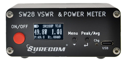 Medidor De V.s.w.r. Y Potencia Mini Surecom Sw28hf 1.5m...