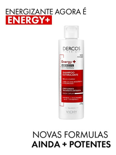 Kit Vichy Dercos Energizante Shampoo 200ml + Refil 200ml