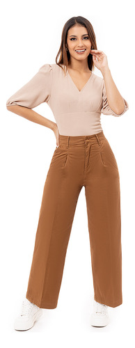 Pantalon Moda Drill Stretch Mujer Yenah